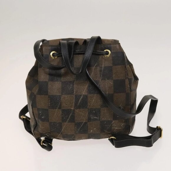 FENDI Pecan Bag PVC 3 Set Brown Black Auth bs26207 - Picture 8 of 15